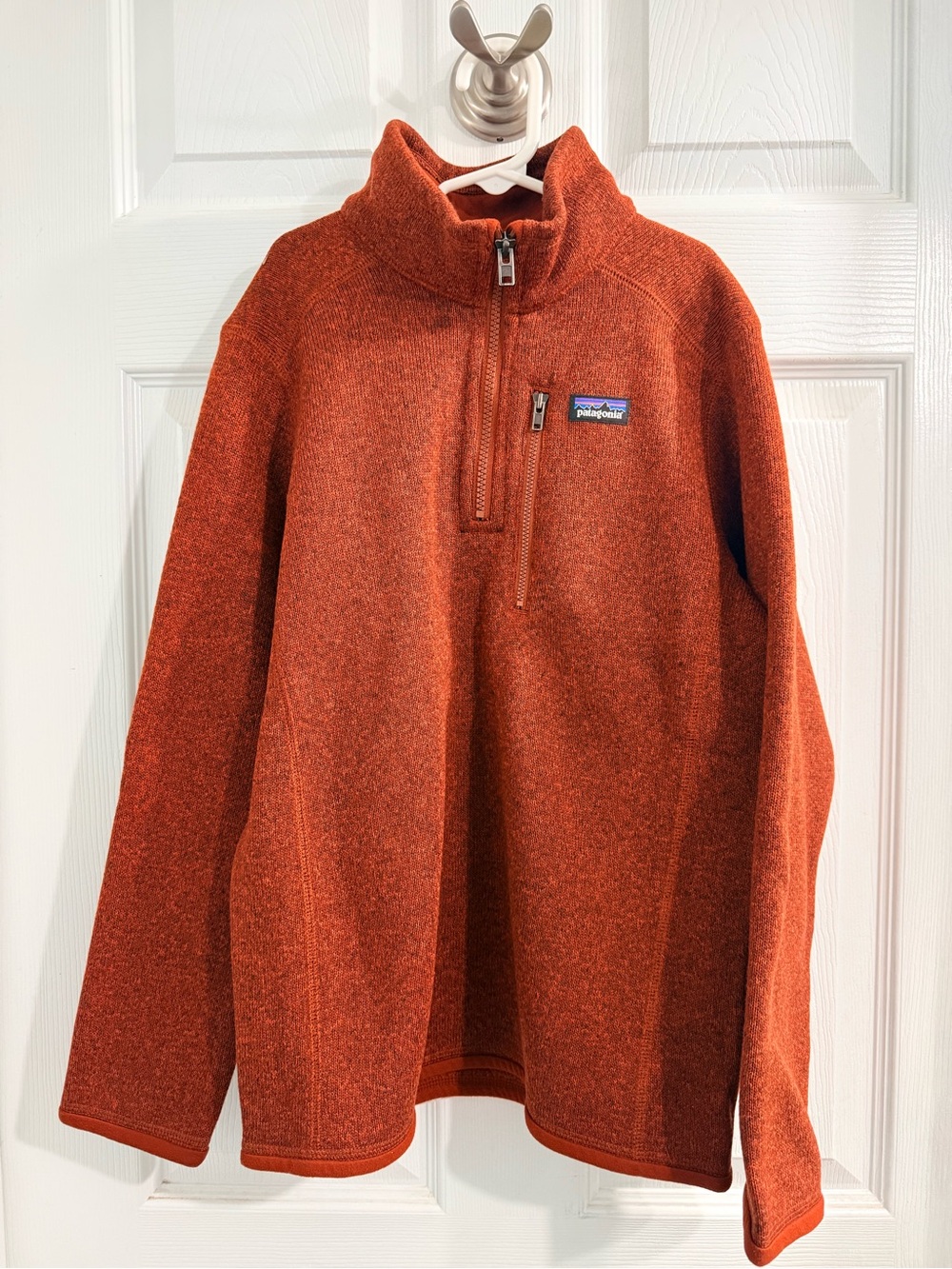 NWT Patagonia Boy’s L 1/4-Zip Better Sweater Barn Red